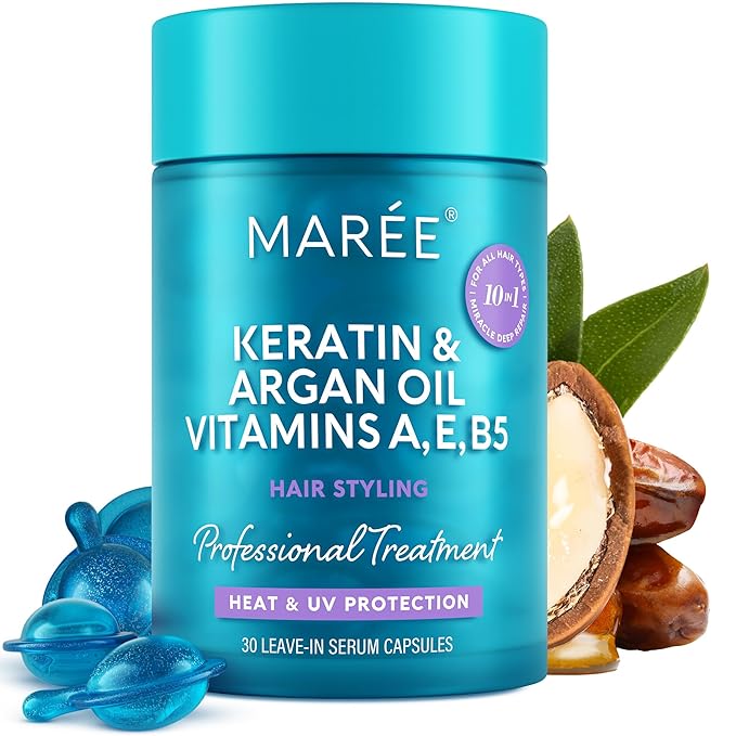 MAREE Hair Serum for Frizzy Dry Hair – Styling Capsules by MAREE