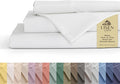 Linen Home 100% Cotton Percale Sheets Twin XL Size, Deep Pocket, 3 Pieces Set by LINENHOME