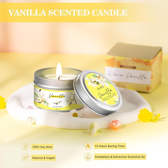 Gifts for Women, Birthday Gifts for Women, Bath and Body Gifts Set, Vanilla Spa - Image 6