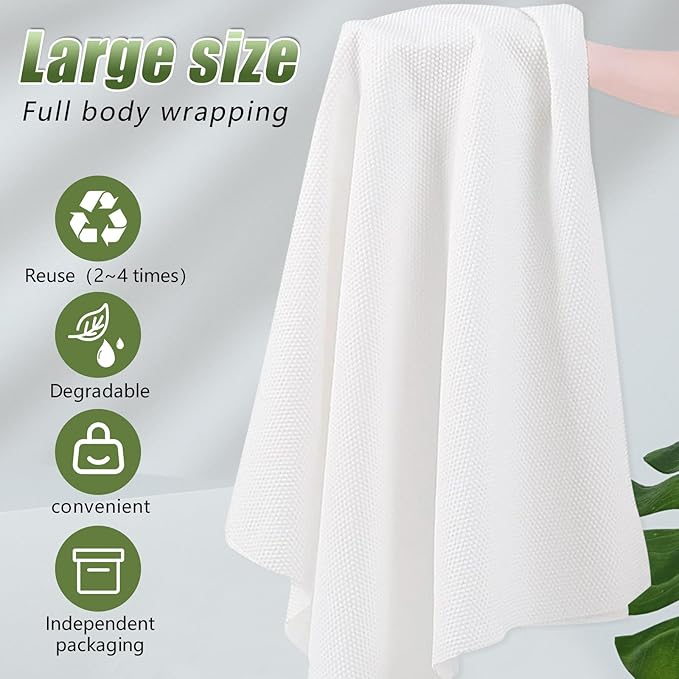 20pc Disposable Bath Towels Durable Large Portable Thicken Camping Towels Quick - Image 4