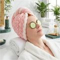 Hair Towel Wrap for Women, High Absorbency Hair Drying Towel Wrap, Lightweight by KIVMTAR