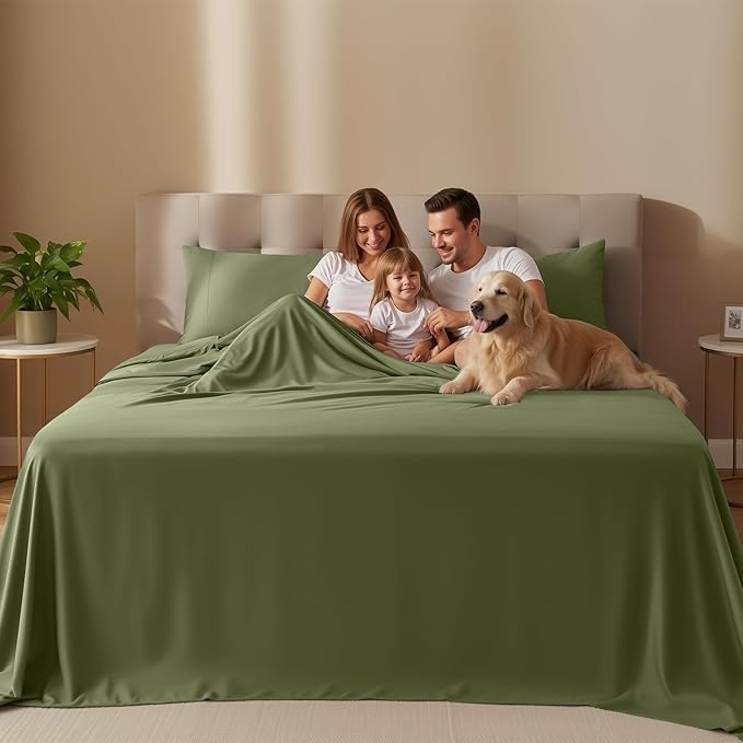Utopia Bedding King Size Sheet Set – 4 Piece Bed Sheets, Soft and Breathable - Image 2