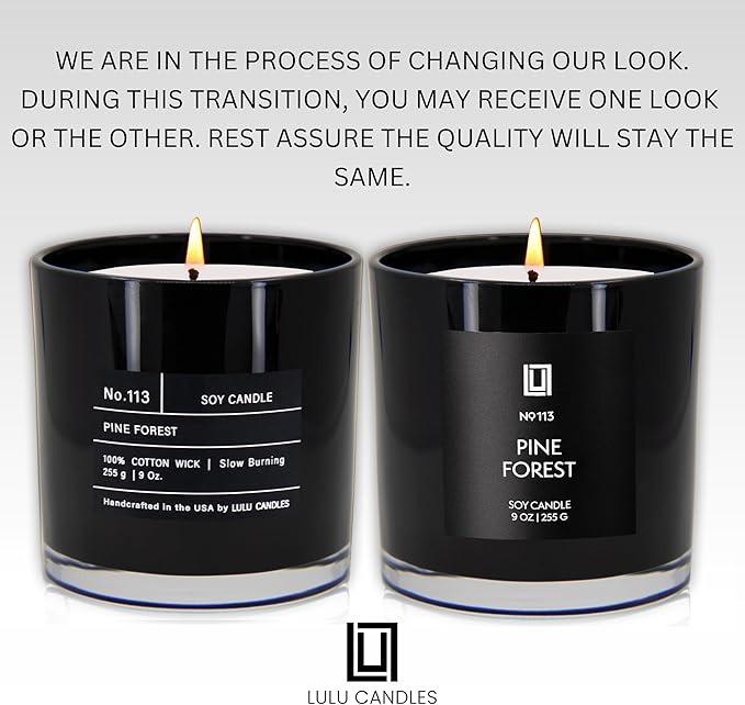 Lulu Candles | Pine Forest | Smells Like Balsam Fir & Needles | Luxury Scented - Image 2