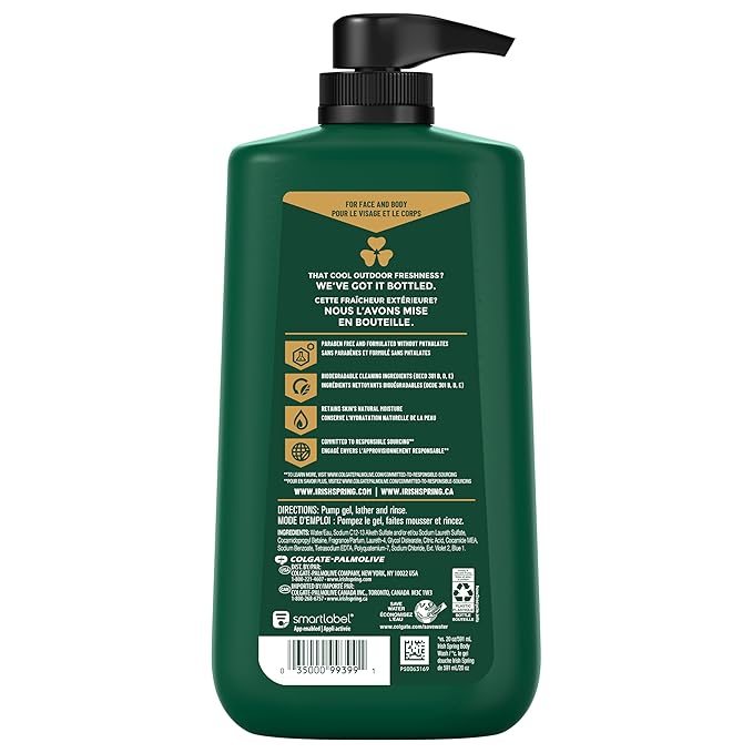 Irish Spring Moisture Blast Body Wash, 30 Oz Pump - Image 11