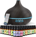 SACATR 550ml Oil Diffuser with 15x10mL Essential Oils, Ultrasonic Technology by SACATR