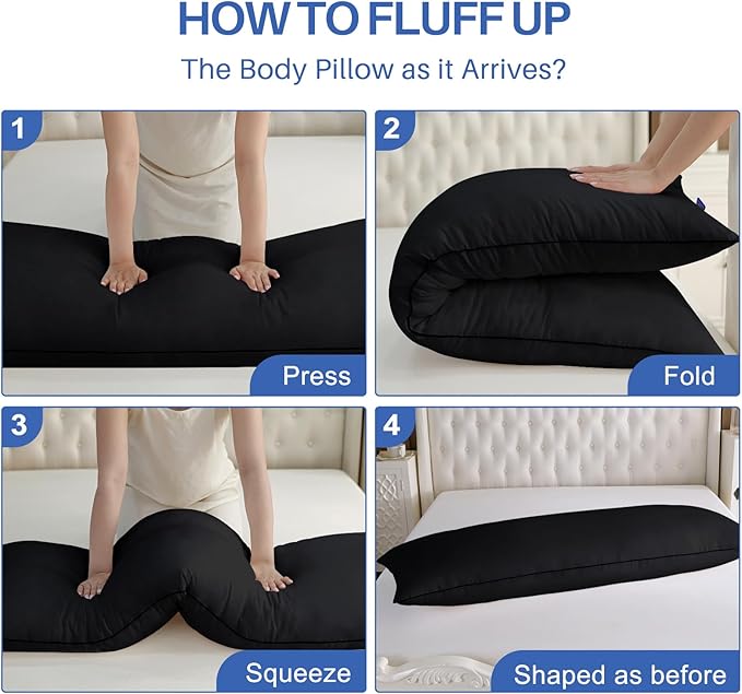YZ HOME Memory Foam Body Pillow Insert - Image 5