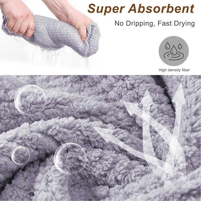 Microfiber Hair Towel for Women: Ideal Christmas Stocking Stuffer for Women - Image 6