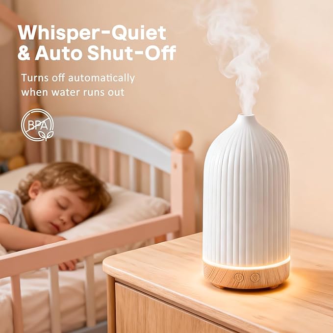 100ML Essential Oil Diffuser, Ultrasonic Cool Mist Aromatherapy Diffuser - Image 6