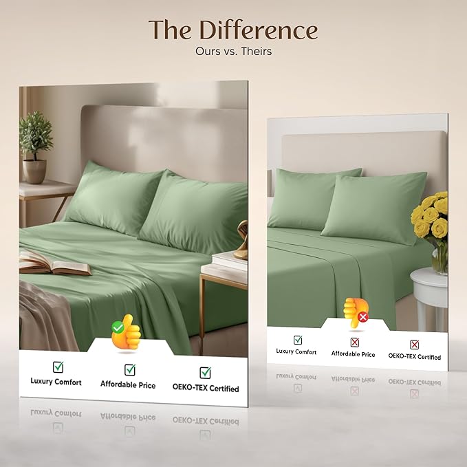 Utopia Bedding Twin XL Sheet Set – 3 Piece Bed Sheets - Image 6