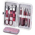 HANTEKAS Manicure Set 10 in 1 Stainless Steel, Nail Clippers Scissors Pedicure by HANTEKAS