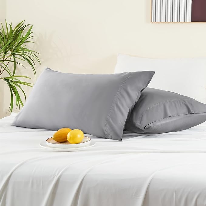 BEDELITE King Size Pillow Cases Set of 2, Rayon Derived from Bamboo, Cooling - Image 7