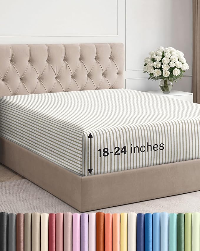 Extra Deep Full Fitted Sheet by CGKUnlimited