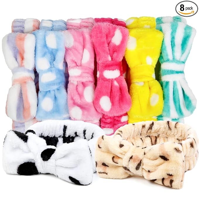 Huachi Headbands for Washing Face Spa Headbands for Women Bulk: Cute Skincare by Huachi