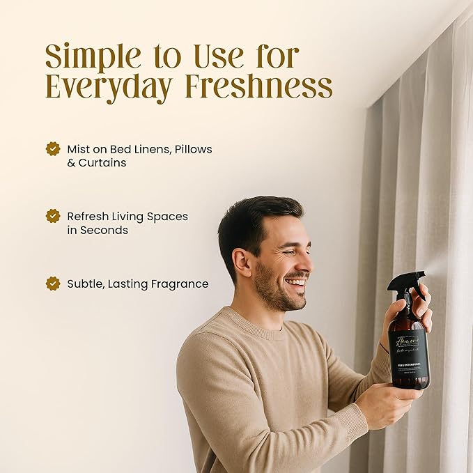 Room and Linen Spray/500 ml/Relaxing Home Fragrance, and Bathroom Deodorizer - Image 7