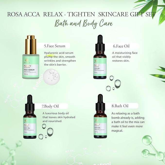 23 Pcs Mother's Day Gifts for Mom, Tea Tree Facial Skin Care Set, Bath and Body - Image 4