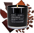 Lulu Candles | Leather & Tibetan Oud | Luxury Scented Soy Jar Candle | Hand by LULUCANDLES