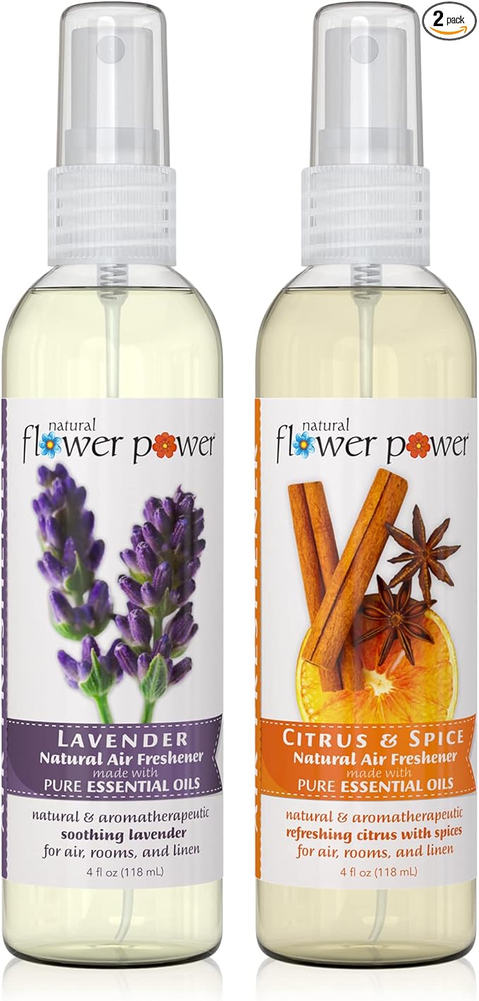 Natural Flower Power Air Freshener Spray by NaturalFlowerPower