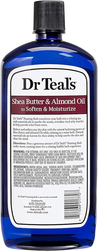 Dr Teal's Foaming Bath Combo Pack, Moisturizing Shea Butter & Almond Oil - Image 3