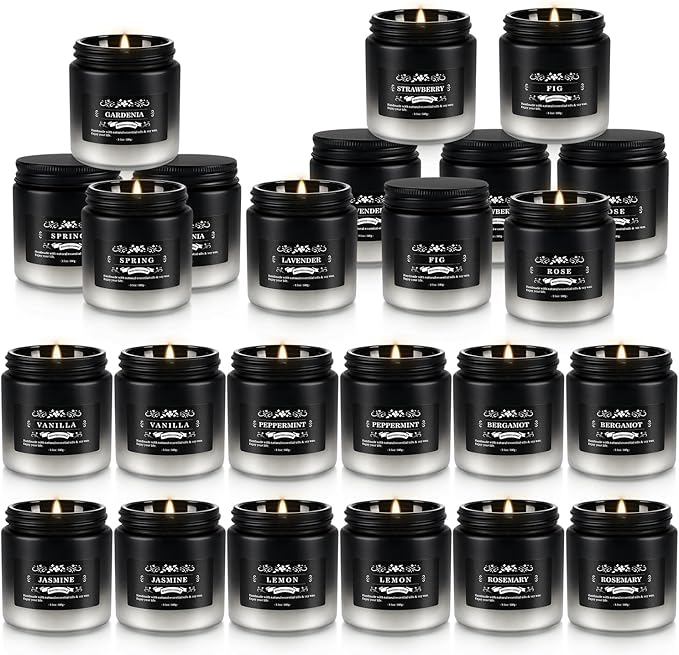 Scented Candle Set 24 Pack, Candle - Image 4