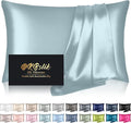 Silk Pillowcase for Hair and Skin, Mulberry Silk Pillow Cases Queen Size by HOME