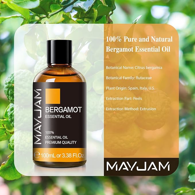MAYJAM 100ML/3.38FL.OZ Bergamot Fragrance Oils - Image 2