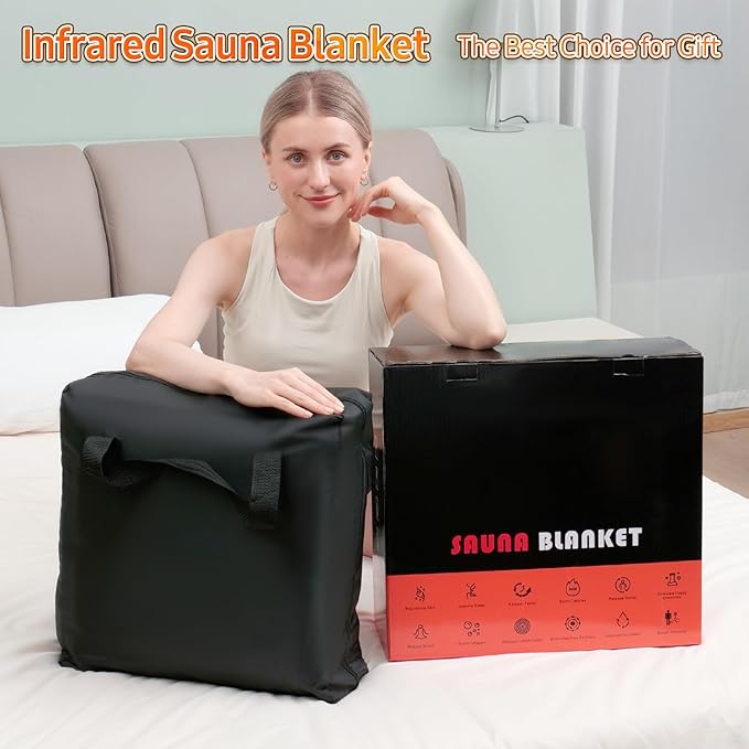 Infrared Sauna Blanket for Home: Extra Large Portable Sauna Blanket withFull - Image 6