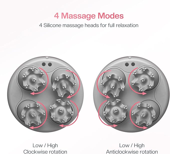 COMFIER Scalp Massager for Hair Growth, Waterproof & Full Body Kneading - Image 8