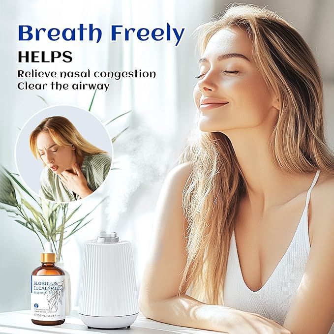 HIQILI Eucalyptus Essential Oil 1 Fl Oz, 100% Pure Natural Therapeutic Grade - Image 2