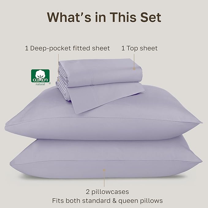 California Design Den Luxury 800 Thread Count Sheets Queen - Image 4