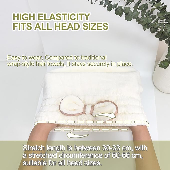 Jseng 3Packs Microfiber Hair Towel - Image 3