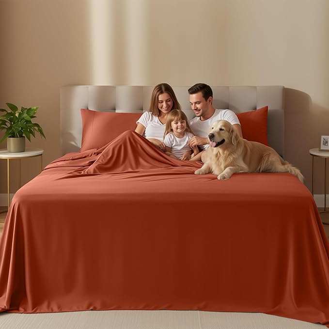 Utopia Bedding King Size Sheet Set – 4 Piece Bed Sheets, Soft and Breathable - Image 2