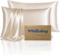 Mulberry Silk Pillow Cases 2 Pack Standard Size by Unknown