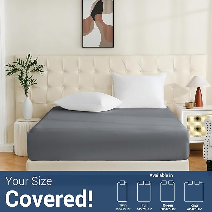 Bulk Full Fitted Sheet Only Deep Pocket 6 Pack, Quick Sort Bottom Bed Sheets - Image 7