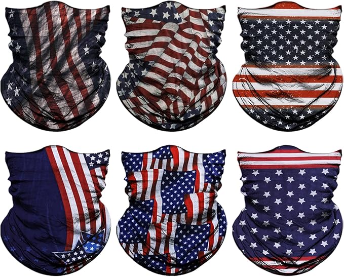 Venswell Neck Gaiter Face Mask Men Women, Seamless Bandana Rave Face Cover by Venswell