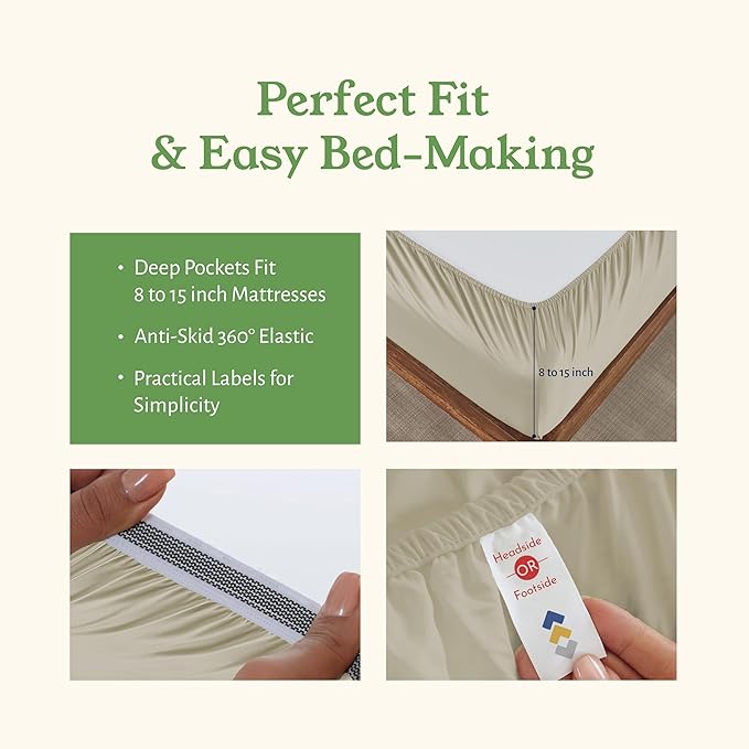 California Design Den Sheets Queen Size Bed Set - Image 6