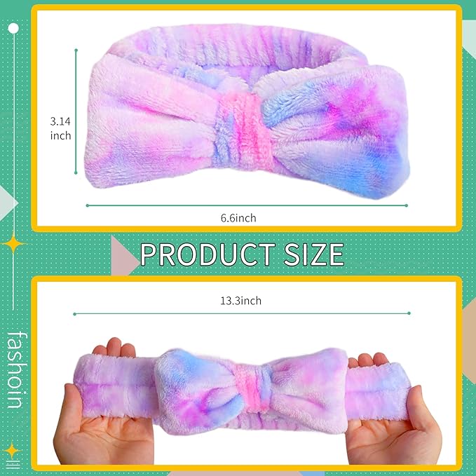 WSYUB Spa Headbands for Girls, Skincare Headband Kids, Headband for Washing Face - Image 2