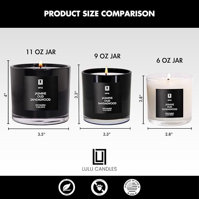 Lulu Candles | Saffron & Amber | Notes: Jasmine, & Amber | Smells Woody & - Image 8