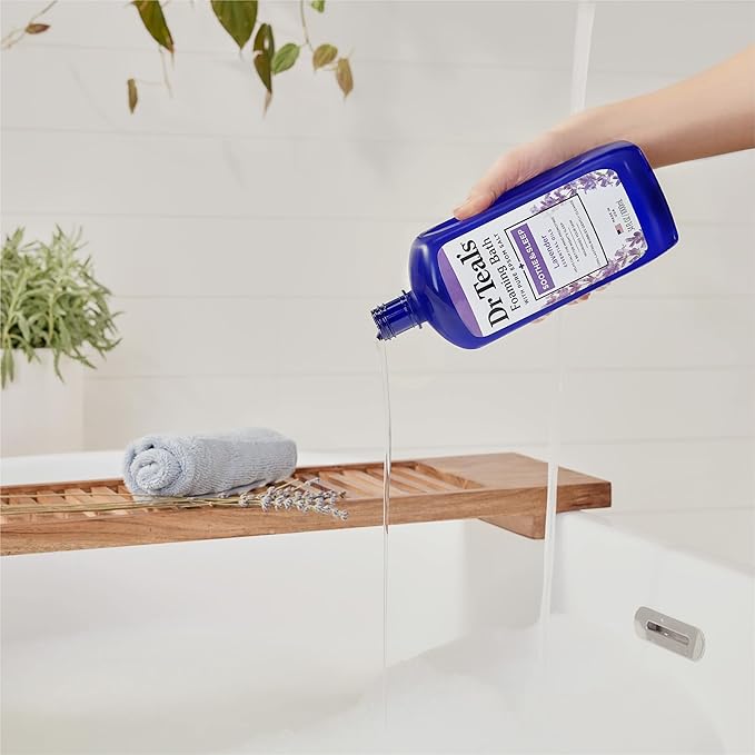 Dr Teal's Foaming Bath with Pure Epsom Salt, Soothe & Sleep with Lavender - Image 6