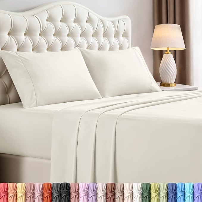 Utopia Bedding Queen Size Sheet Set – 4 Piece Bed Sheets, Soft and Breathable by UTOPIABEDDING