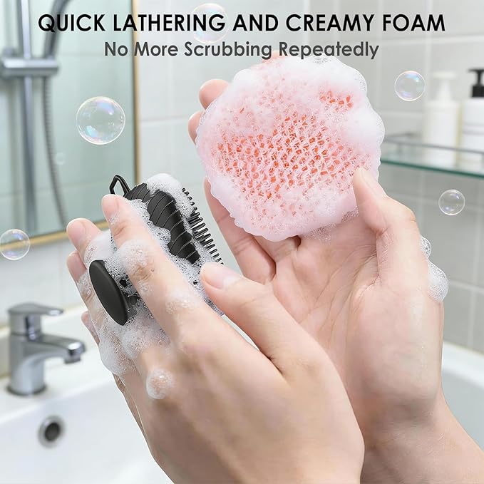 2 Pcs African Net for RamPula Face Scrubber, Facial Exfoliation Sponge - Image 4