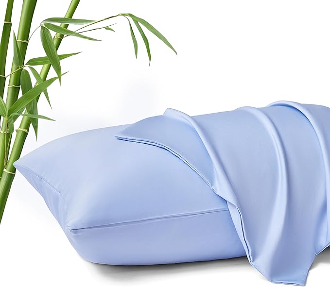 MR&HM Queen Pillow Cases Set of 2, Cooling Pillow Case by MRHM