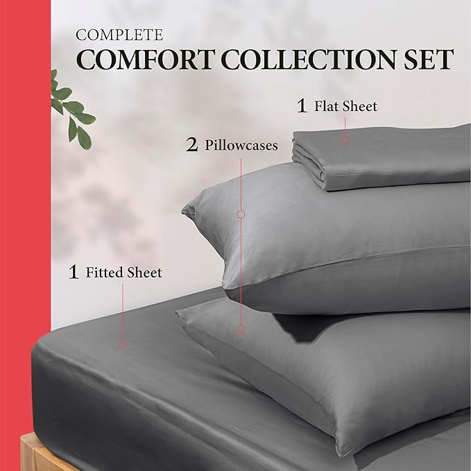 100% Egyptian Cotton Queen Size Sheet Set - Image 3