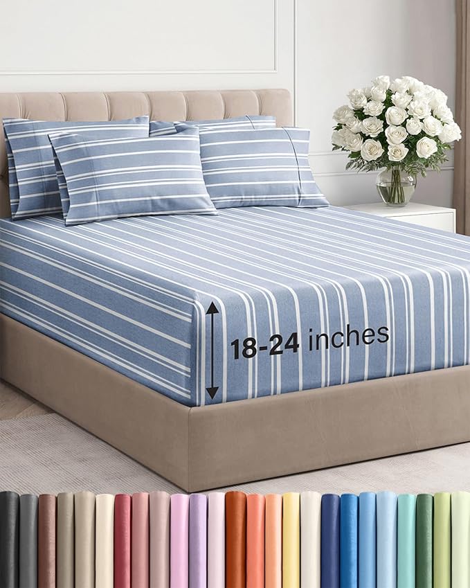 Extra Deep Cal King Sheet Set by CGKUnlimited