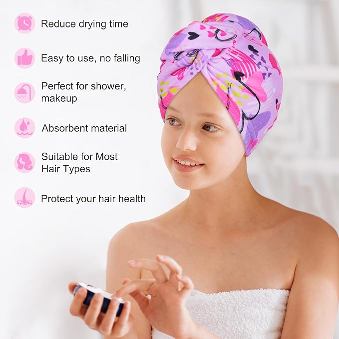 Basumee Microfiber Hair Towel Wrap - Image 6