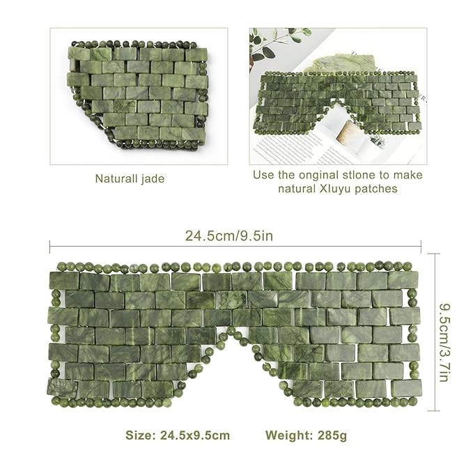 Jade Eye Mask, Large Facial Cooling Mask - Image 6