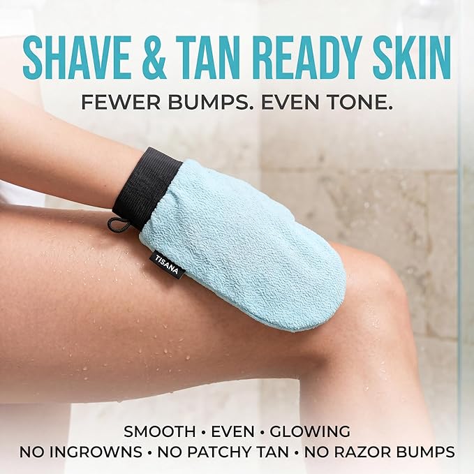 Exfoliating Glove for Shower – Dual-Sided Scrubber Mitt – Deep Exfoliation - Image 6