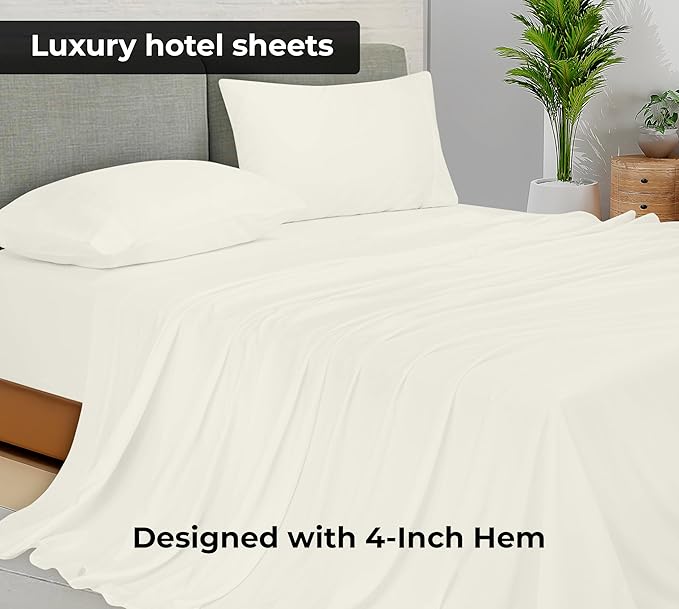 Royale Linens Twin Flat Sheet - Image 2