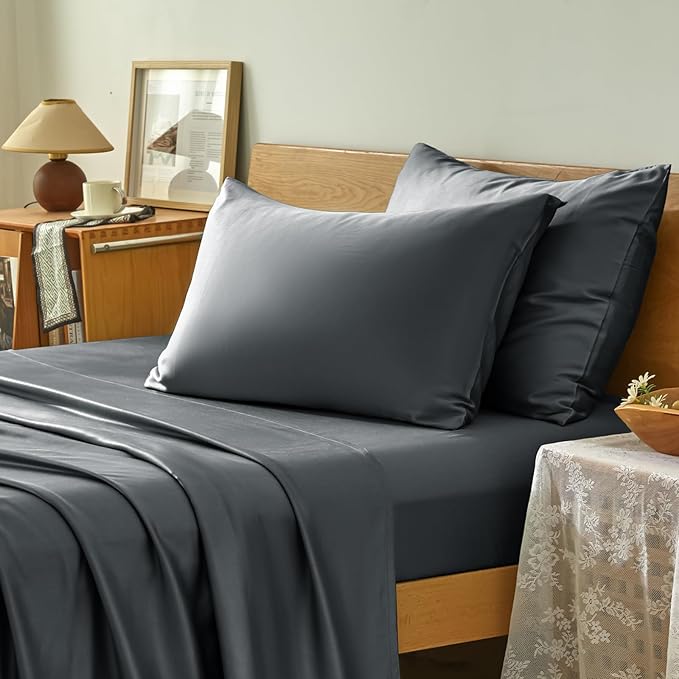Homiest Cooling Pillow Cases Standard Size Set of 2, 100% Rayon Derived from - Image 2