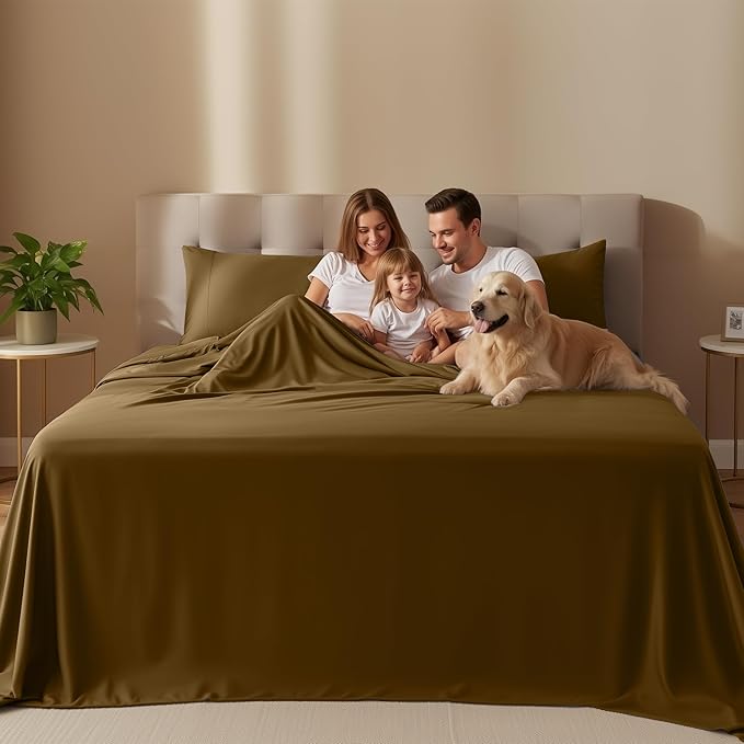 Utopia Bedding Full Size Sheet Set – 4 Piece Bed Sheets, Soft and Breathable - Image 2