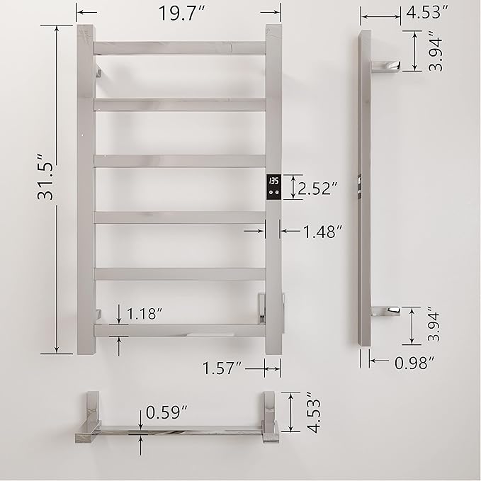 Topdattion Electric Towel Warmer | Super Thin | - Image 3